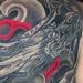 Tattoos - Black and Grey Asian Dragon Back Piece - 79355